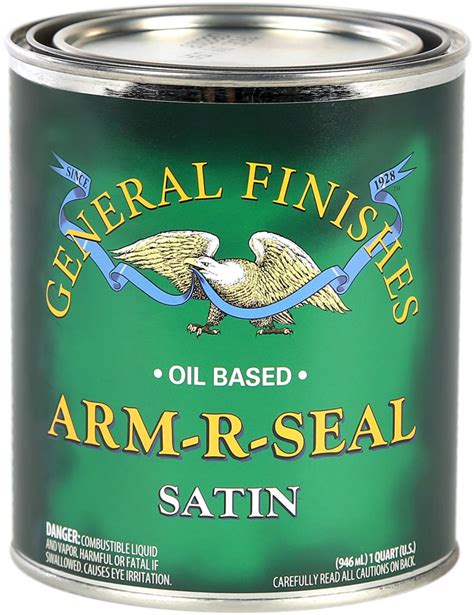 arm r seal general finishes  Dry 10+ minutes when working on a lathe