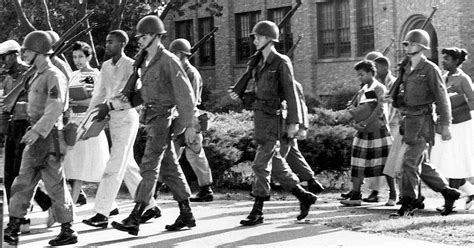 armed escort little rock nine for kids On September 4, Little Rock awoke to the Arkansas Democrat headline which read, “Armed Troops Turn Back Nine Negroes at Central High School” ("Armed troops turn," 1957)