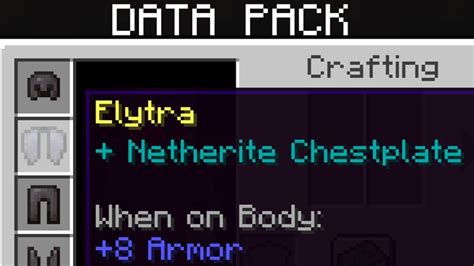 armored elytra datapack  Browse and download Minecraft Hat Data Packs by the Planet Minecraft community