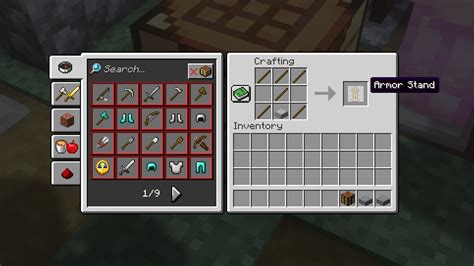 armour stand recipe minecraft  If the marker option is set then the armor stand has a tiny hitbox and is of 0