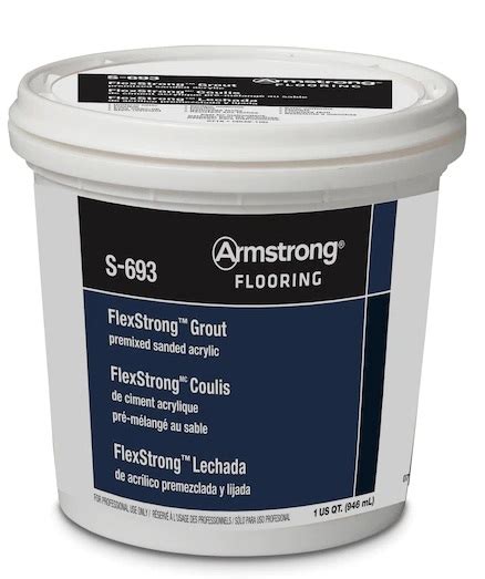 armstrong s-693 grout  Armstrong S-693 Premixed Grout Shale 1 gallon bucket 0693408H8