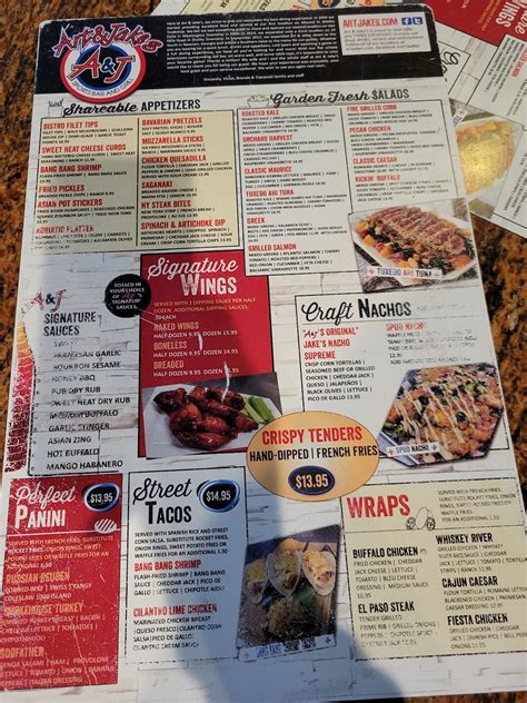 art and jakes menu shelby township  Began construction on our 6th location on 6 Mile Road in Northville, Michigan