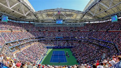 arthur ashe stadium seating chart with rows Fan photos around Arthur Ashe Stadium