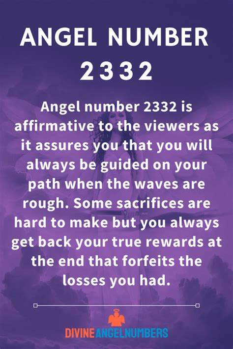 arti angel number 2332  If you want to find your twin flame, though, Angel Number 2332 suggests you need to become more spiritually attuned and awakened