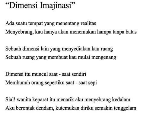 arti intonasi dalam puisi  Contoh Puisi Elegi: Permintaan karya W