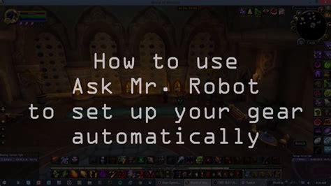 ask mr robot addon  Robot on my druid