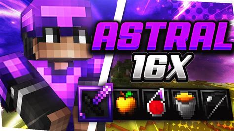 astral 16x pvp texture pack 19), creado por Looshy y Kenoh, diseñado principalmente para el modo PvP (Jugador contra Jugador), donde puedes luchar contra otros jugadores en diferentes arenas