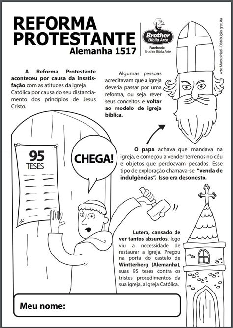 atividade lúdica sobre a reforma protestante  As 95 Teses 4