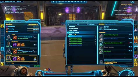 augment kit swtor  How to make augmentation kits guide on how to augment all of your items