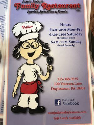 aunt judy's family restaurant reviews Judy’s Family Restaurant