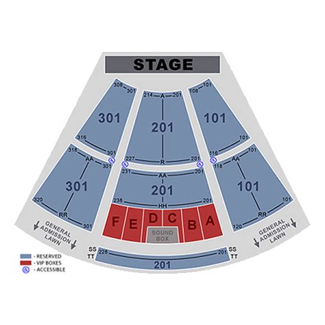 ava amphitheater seating chart The Stage Is Set