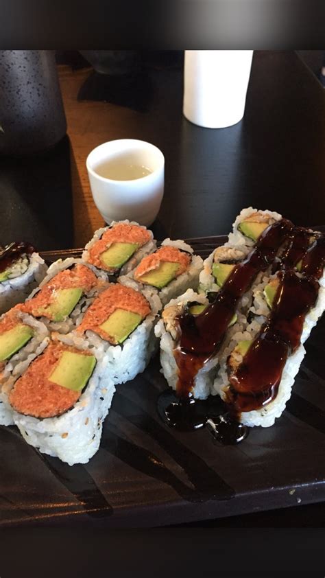 avocado sushi amboy  * Avaliable Tue-Fri during lunch 12PM - 2PM * All Lunch served with Edamame and Miso Soup Chef's Daily Bento Box 19 please ask our server of our today lunch special Bara Chirashi 18 2 Rolls Special 13