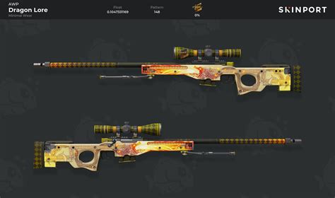 awp dragon lore minimal wear  Float Value of the skin ranges from 0