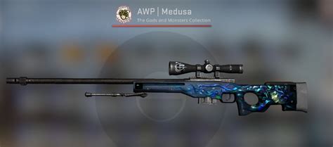 awp medusa  It has been painted by airbrushing transparent paints that fade together over a chrome base coat