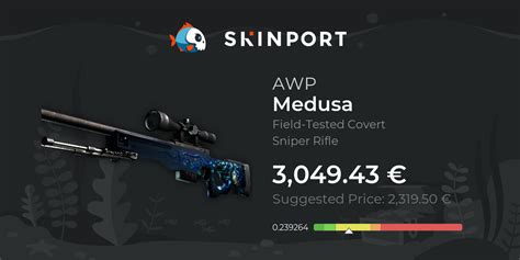 awp medusa field tested 00, which makes the skin available in Battle-Scarred, Factory New, Field-Tested, Minimal Wear and Well-Worn