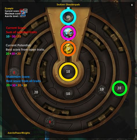 azerite power weights import  But some Azerite abilities actually change gameplay