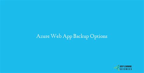 azure web app backup options unavailable  In this blog post I will outline the process of changing the size of a virtual machine using either Azure Classic Compute VMs or the newer Azure Resource