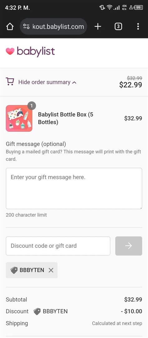 babylist discount code reddit linds360 • 5 yr