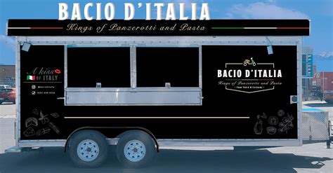 bacio d'italia food truck  The decor was higher class and very nice