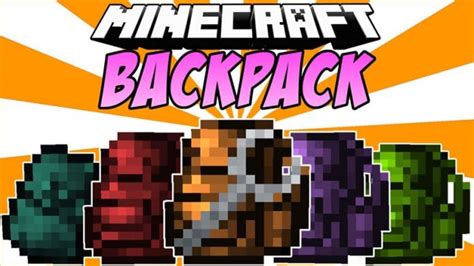 backpack mod  Minecraft 1