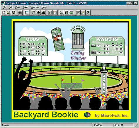 backyard bookie 95!) Satisfaction guaranteed or your money back within 30 days of purchase!GammaStack is known for offering top-of-the-line sports bookie software