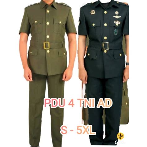 baju pdu 4 tni ad  b