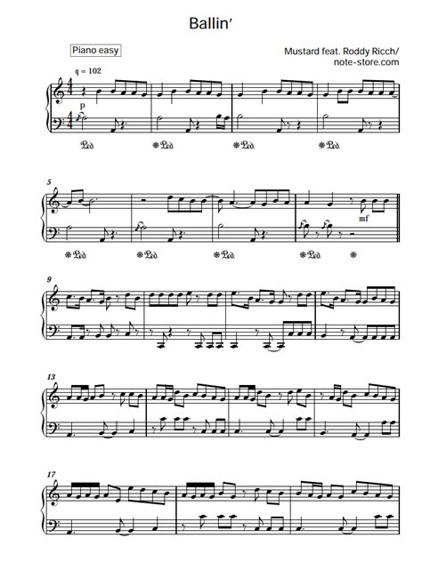 ballin piano sheet music A virtual piano keyboard is perfect when there isn't a real piano or a keyboard at home or when your piano or keyboard isn't next to a computer