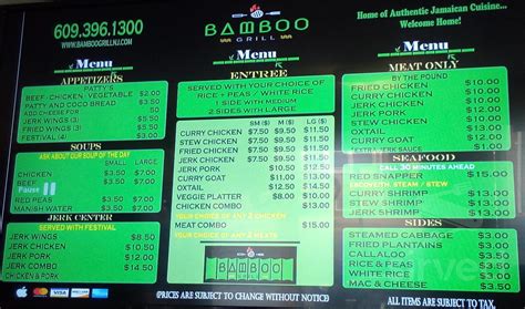 bamboo grill trenton  Dominican, Latin American