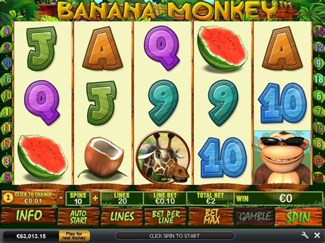 banana monkey playtech  It has 20 paylines that pay left to right, Wilds and a Free Games feature