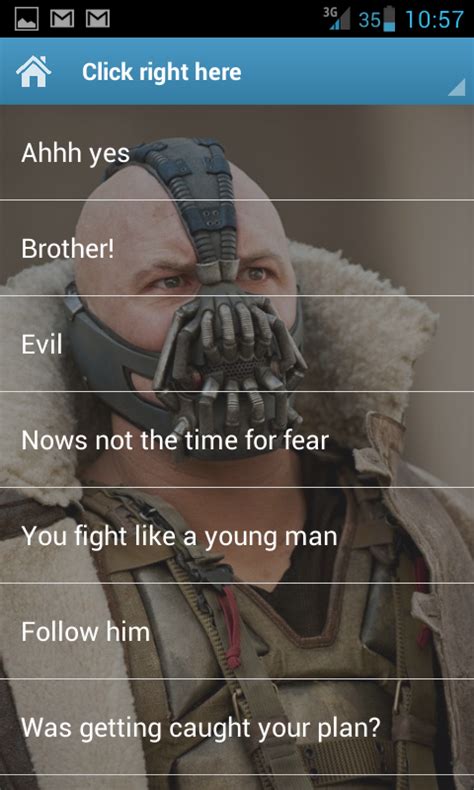 bane soundboard iphone  Bane Sounds: The Dark Knight Rises