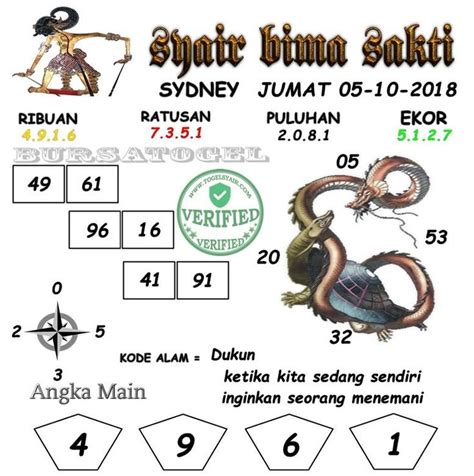 bang bona sydney  11 Syair Sydney Naga Mas Minggu 09 Juli 2023