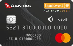 bankwest frequent flyer debit card You must be a Qantas Frequent Flyer member to earn points