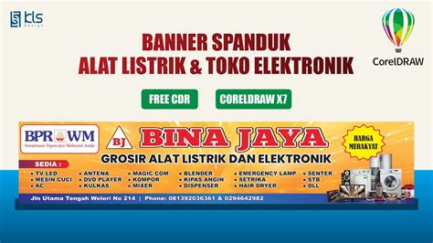 banner toko cdr  Banner Service Komputer Cdr - Best Banner Design 2018 from ecs7