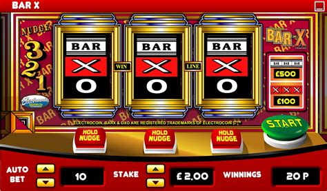 bar-x play online  This is a 5 reel slot with 10 lines and a theme with the classic Xs and Bars symbols
