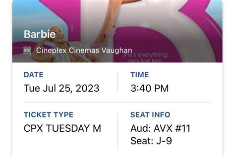 barbie cineplex metrotown 7M