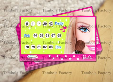 barbie housie tickets 