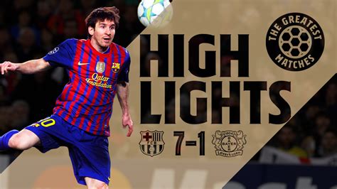 barcelona bayer leverkusen 7-1 highlights  Video Highlights