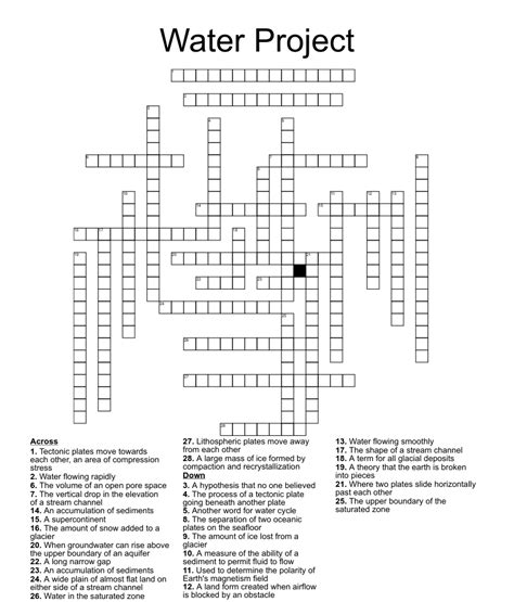 barge watertight tube crossword clue Recent usage in crossword puzzles: Pat Sajak Code Letter - March 25, 2015; USA Today - Sept