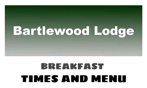bartlewood lodge breakfast Bartlewood Lodge: Just the job - See 488 traveler reviews, 44 candid photos, and great deals for Derby, UK, at Tripadvisor