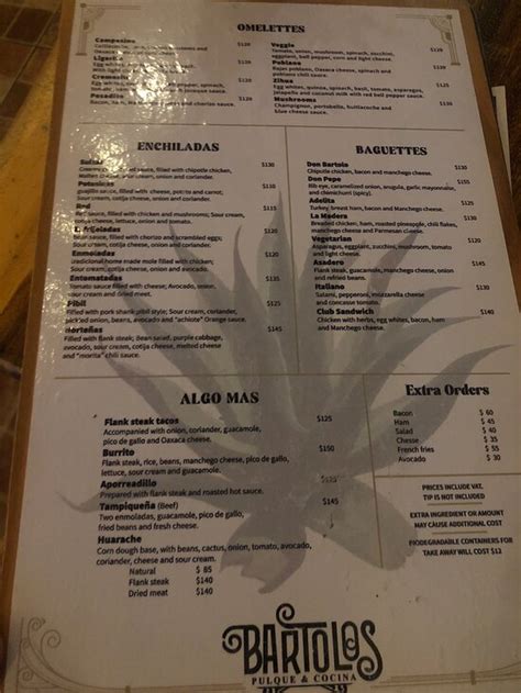 bartolos menu All info on Restaurante Los Bartolos in Alhama de Murcia - Call to book a table