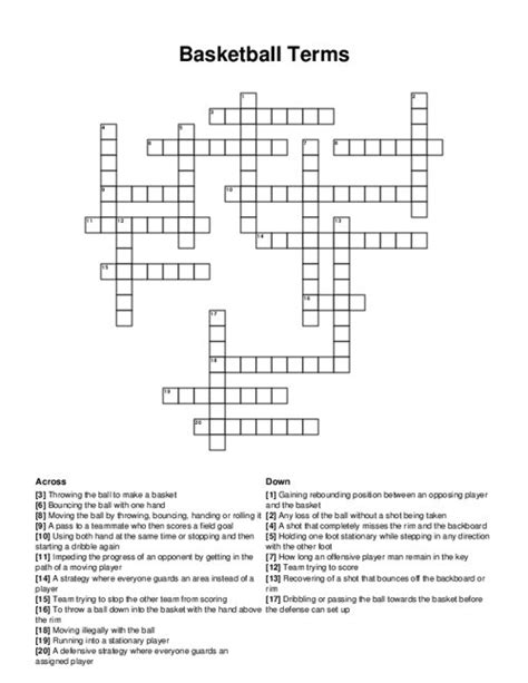 basketball ploy crossword  The Crossword Solver finds answers to classic crosswords and cryptic crossword puzzles