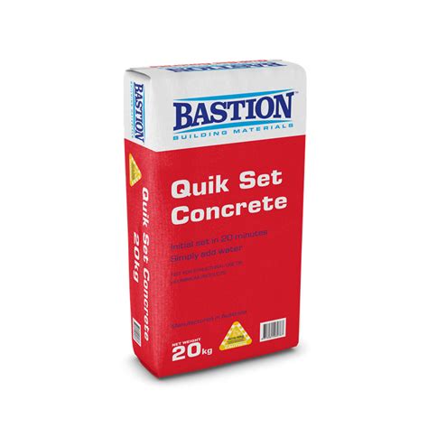 bastion quick set concrete instructions  You can get this p