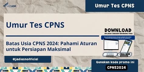 batas umur tes cpns  1