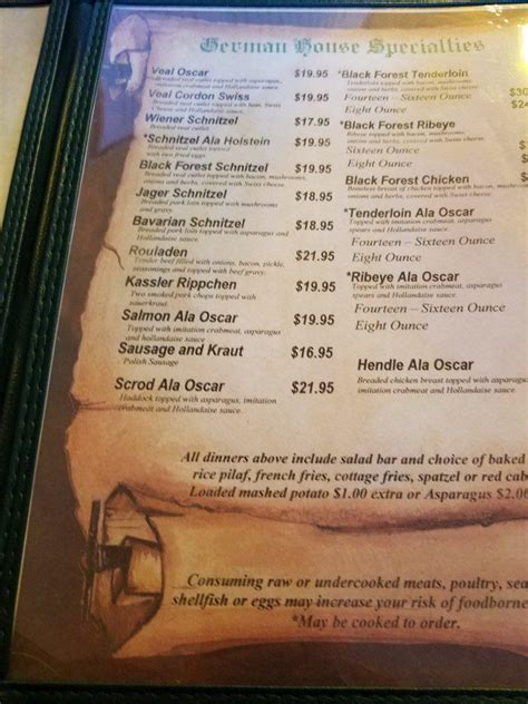 bavarian inn lena menu <samp> Improve this listing</samp>