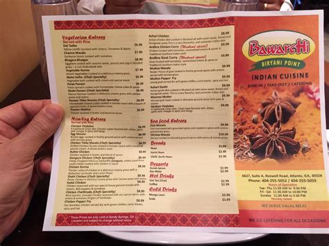 bawarchi biryani sandy springs menu Last year we discovered Bawarchi in JVC, Dubai