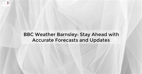 bbc weather barnsley The latest local weather brought to you live by our community at BBC Weather Watchers