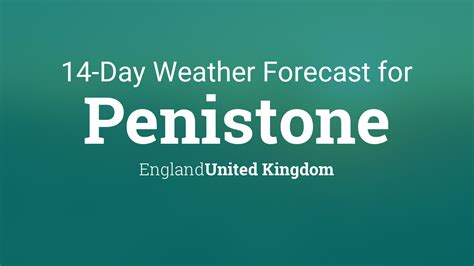 bbc weather penistone  14-day weather forecast for Penistone