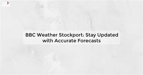 bbc weather stockport   Stockport