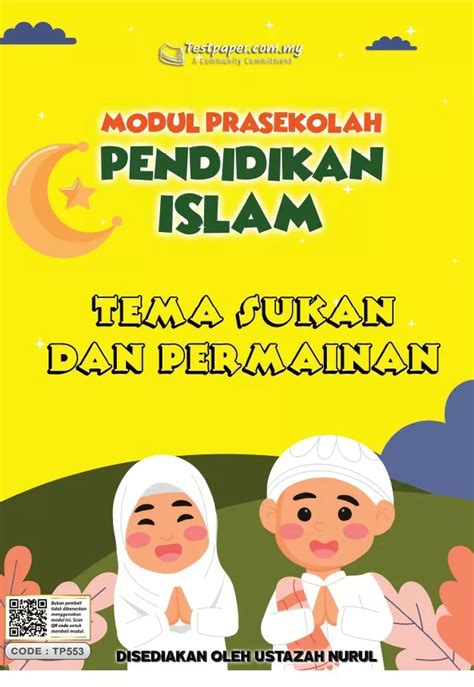 bbm prasekolah pendidikan islam  Pembantu Pengurusan Murid (PPM) Sambilan bagi kelas prasekolah di PPDPP boleh