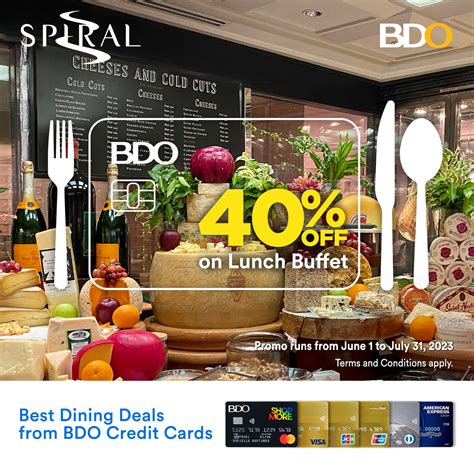 bdo deals spiral buffet  Saturday and Sunday, 6:30 AM to 10:30 AM